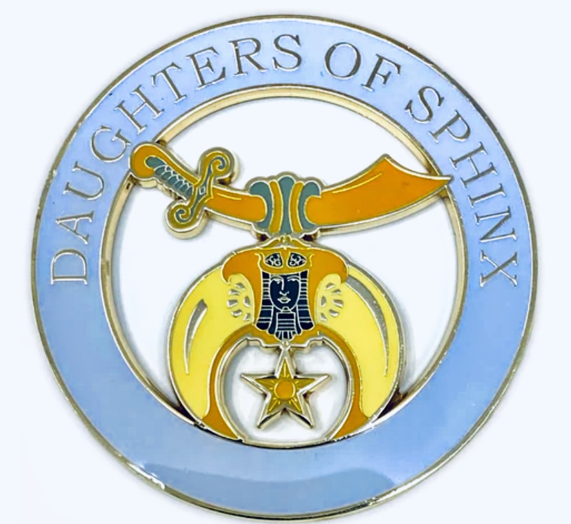 Daughters-of-sphinx-cut-out-high-quality-car-emblem-classic