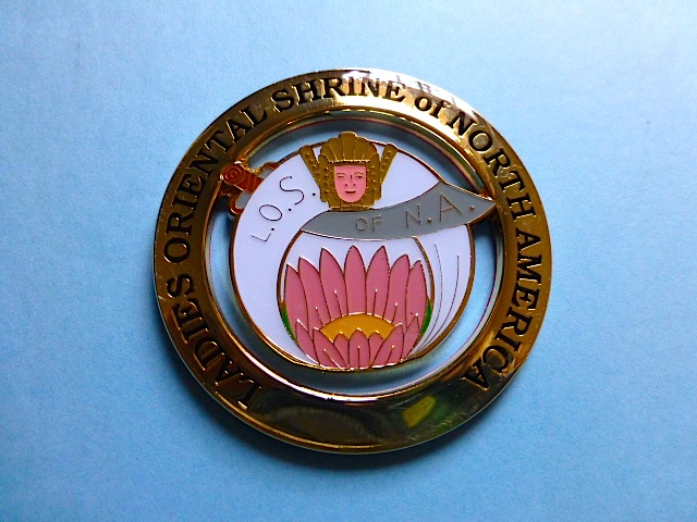 Ladies Oriental Shrine of North America High Quality Car Emblem